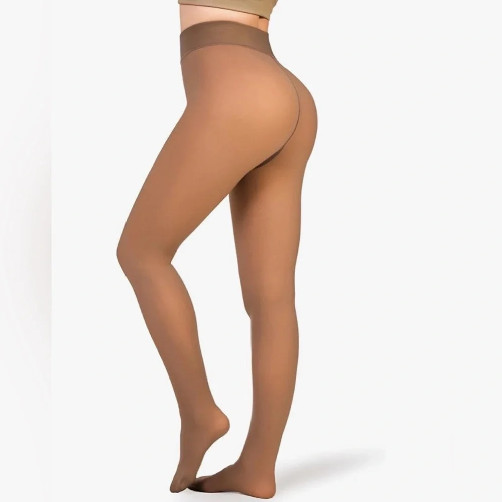 I20 NWT Plenti Thermal Fleecy Opaque Warming Tights - Size: Small